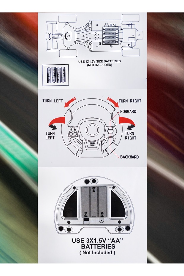 1:12 Scale Remote Controlled F1 Racing Car Toy High Speed Model with Steering Wheel Controller - 5
