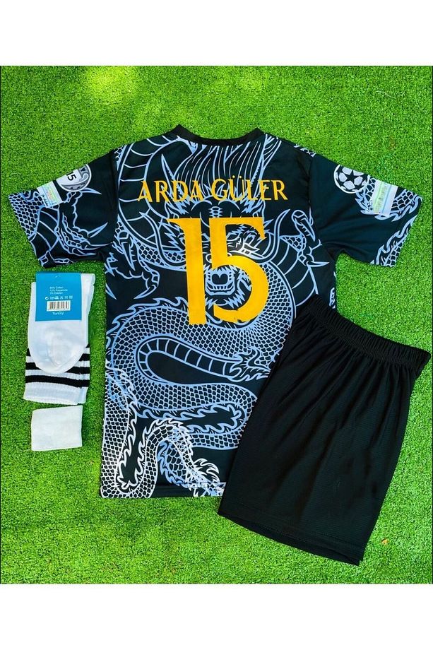R.E.A.L M.A.D.R.İ.D. 2024 -25 A.R.D.A. G.Ü.L.E.R DRAGON ÇOCUK FORMASI 4'LÜ SET - 1