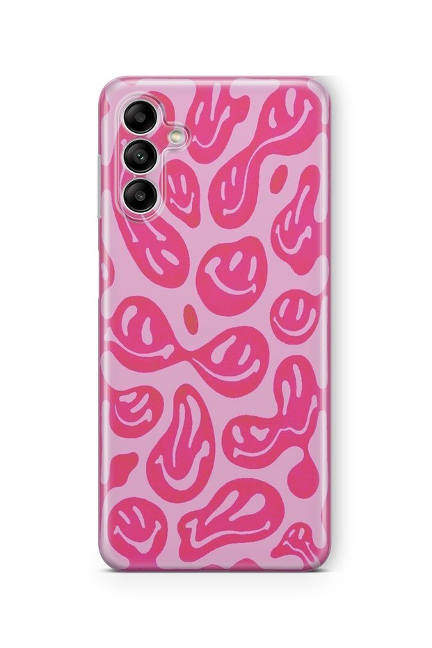 Samsung Galaxy S24 Fe Compatible Smiles Design Printed Transparent Case