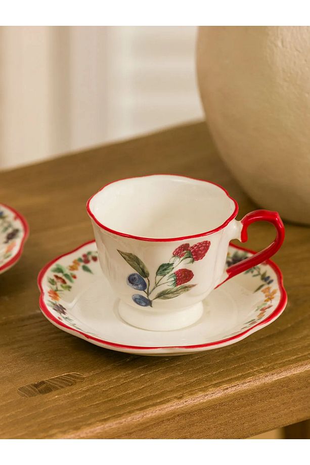 LCW HOME Karışık Baskılı 2 Kişilik Porselen Kahve Fincan Takımı 90 Ml - 3