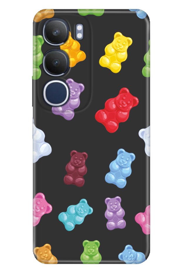 Vivo Y19S Case Vivo Y19S Colorful Silicone Printed Tpu Jelly Beans