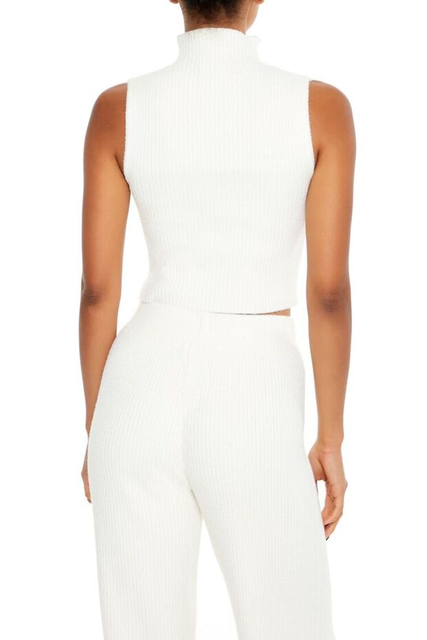 Triko Yüksek Yaka Bluz - 3