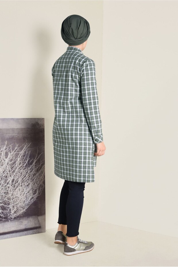 Bound Buttoned Papered Pattern Tunic 4699 - 3