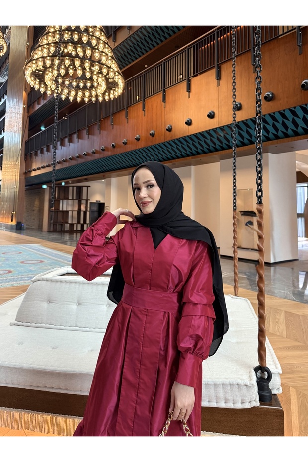 Tafta Elbise 32-2327 - 4