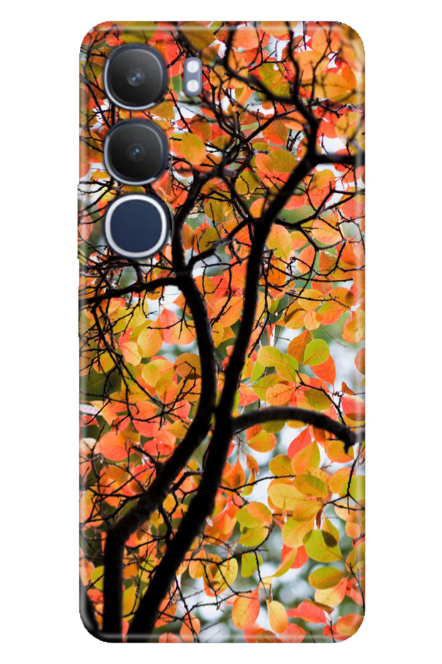 Vivo Y19S Case Peace Tree for Vivo Y19S Color Silicone Printed Tpu