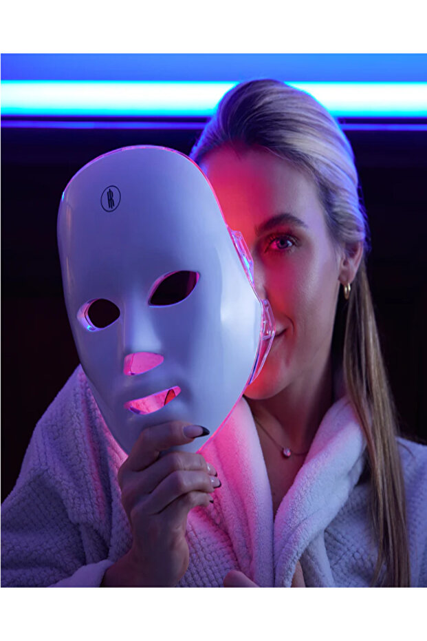 Kablosuz 7 Renk Led ışık terapi maskesi - 8