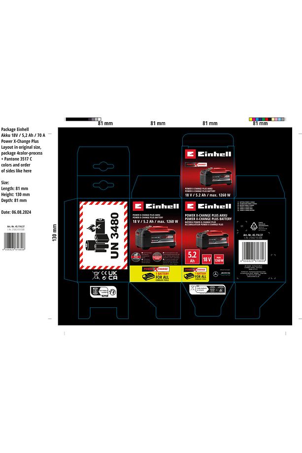 18v 5,2 Ah Power-x-change Plus, Akü - 4511436 - 9