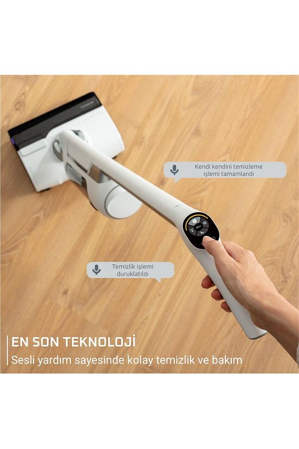 X-Clean 10 Islak Sert Zemin Temizleyici Kendini Temizleyen & Kurutan Dikey Süpürge İlave Rulo Dahil - 7