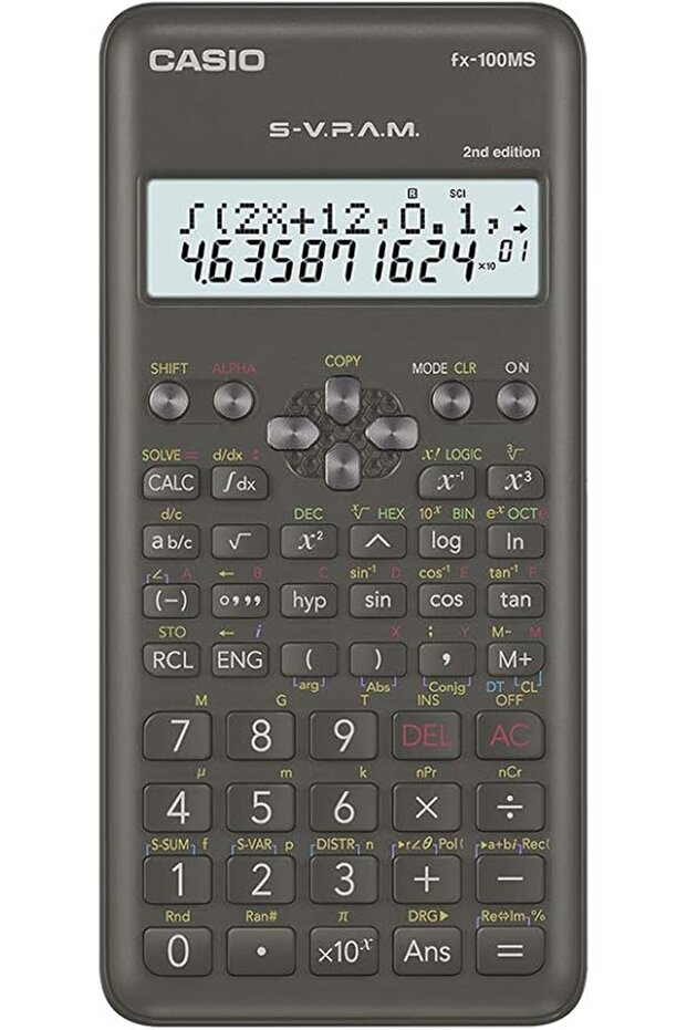 FX-100MS 2nd Gen Non-Programmable Scientific Calculator, 300 Functions - 1