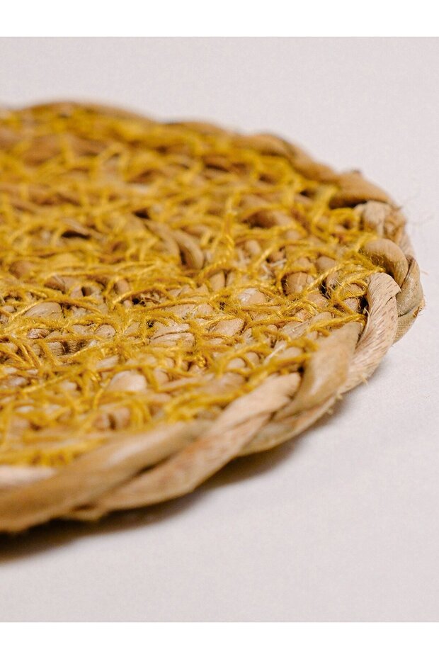 Flora Hasır Bardak Altığı - 2