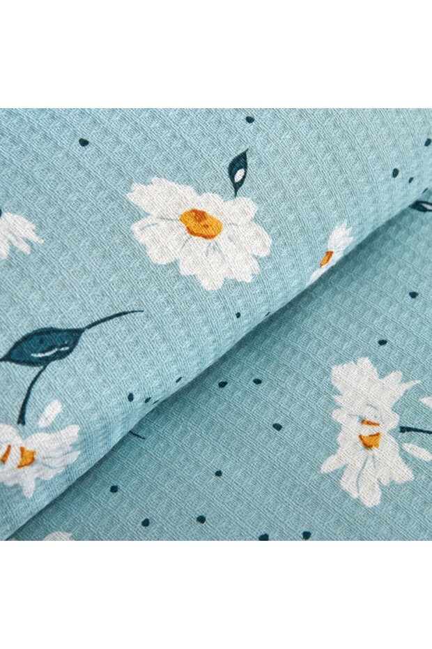 Daisy 100% Baumwolle Einzelbett Piké-Set, Mint - 5
