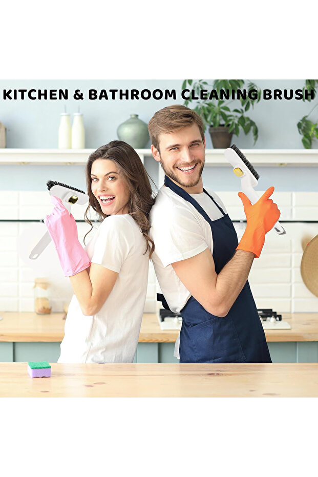 فرشاة تنظيف دوارة 360 درجة متعددة الاستخدامات - 3