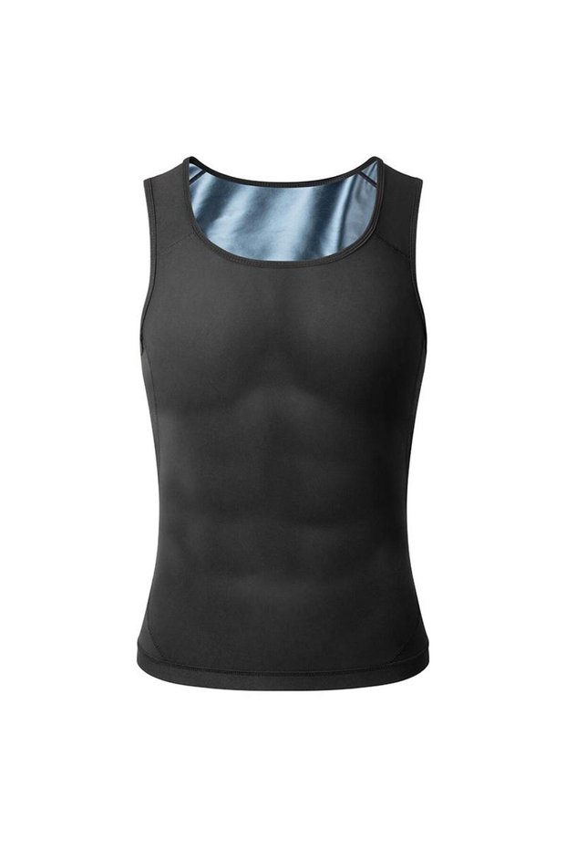 2XL-3XL black Men Gym Sportswear Sweating Clothing Weight Loss Fat Burner Fitness Sauna Sweat Suits