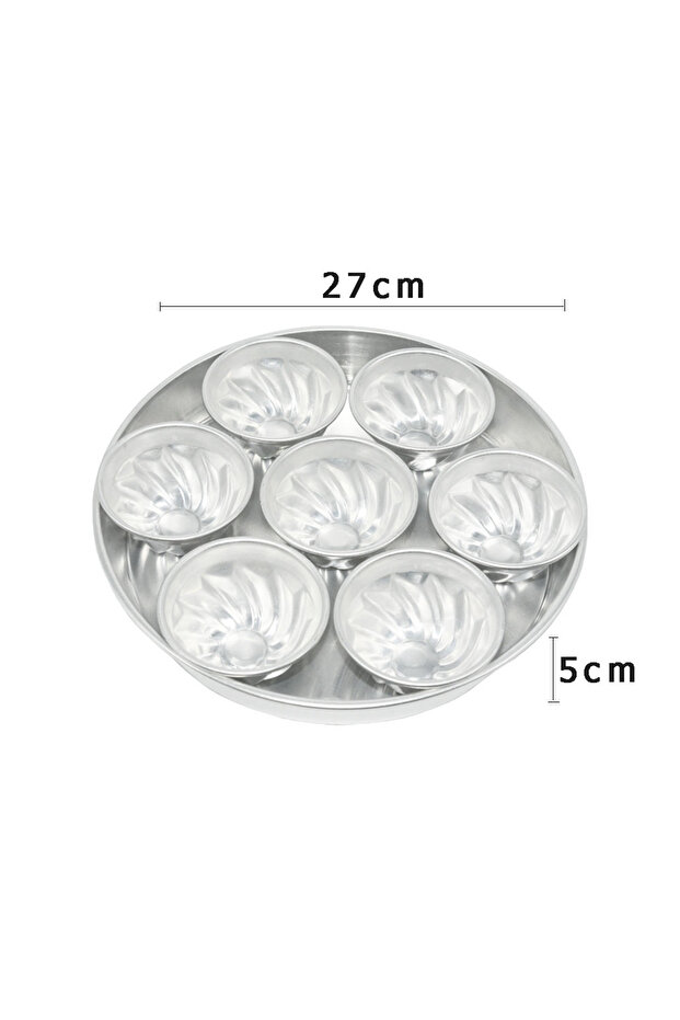 صينية تقديم متعددة الإستعمالات مقسمة إلى سبعة أقسام - 2