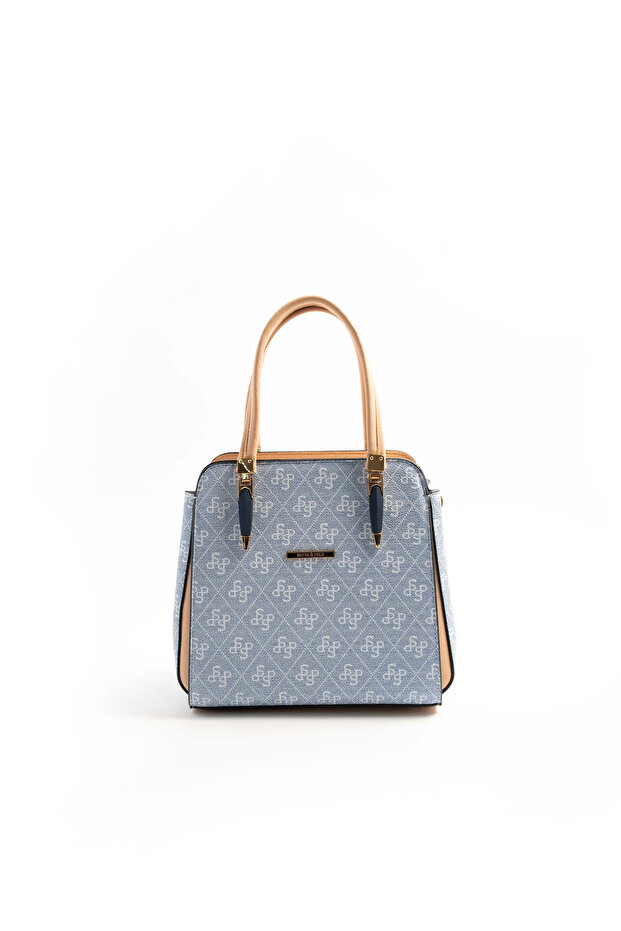 Women / Girls Shoulder Bag 1136-46543 Silver Polo Bag M178 Blue-Matte Ten