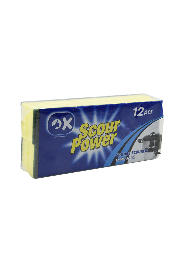 اسفنج تنظيف 12 قطعة متعددة الوظائف - 1