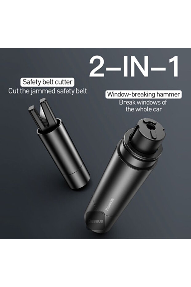 BaseusWindow breaking And Safety Belt Cutting - Silver - CRSFH-0S - 7