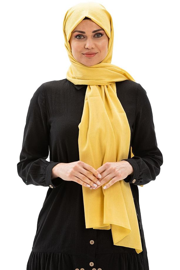 Şile Bezi Şal Sarı Sarı - 3
