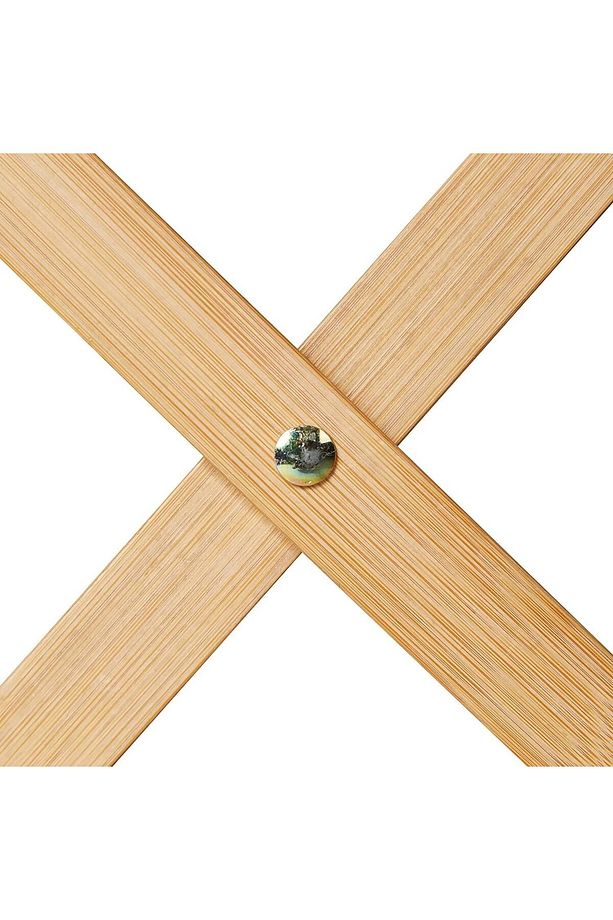 Katlanabilir Bambu Ayakkabı Rafı - Giriş için 3 Katlı Ayakkabılık ,  Çok Fonksiyonlu Bağımsız Raf - 5