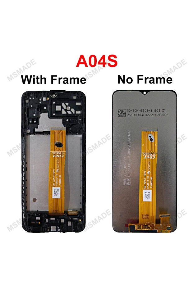 A04E With Frame For Galaxy A04 LCD SM-A045F Display Touch Screen Digitizer For A04S SM-A047F/DS A. - 3
