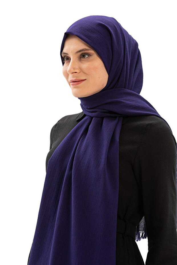 Şile Bezi Şal Mor Mor - 3