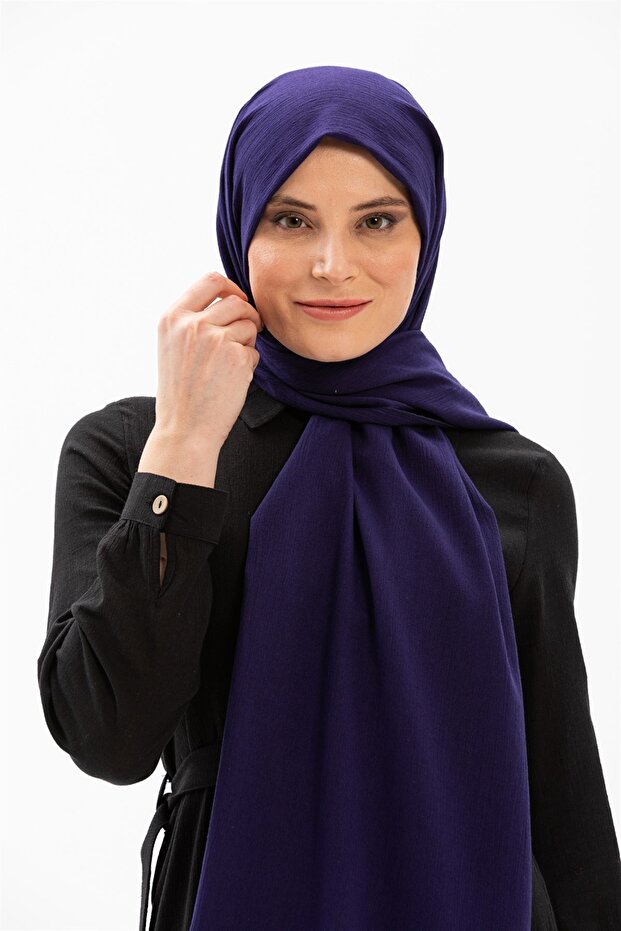 Şile Bezi Şal Mor Mor - 2