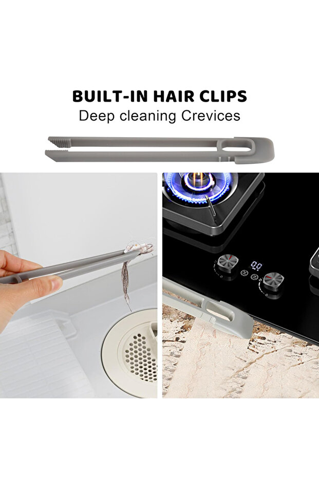 فرشاة تنظيف دوارة 360 درجة متعددة الاستخدامات - 4