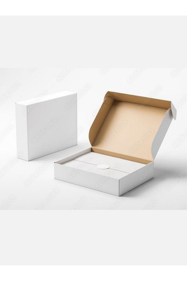 36,4x28,8x3,6 Cm E-ticaret Kargo Kutusu- Beyaz Kutu -25 Adet - 1