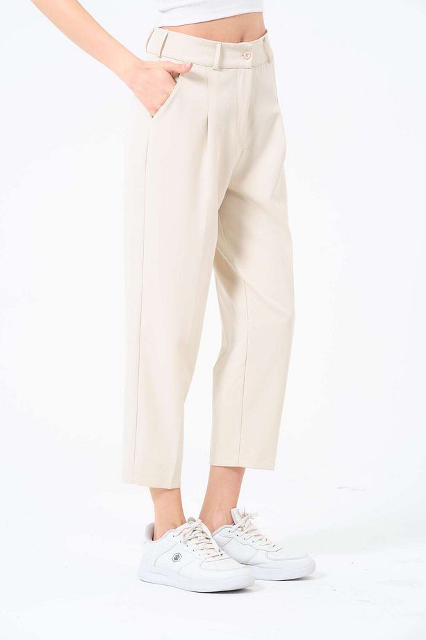 Havuc Paca Pantolon Double Kumaş - 1