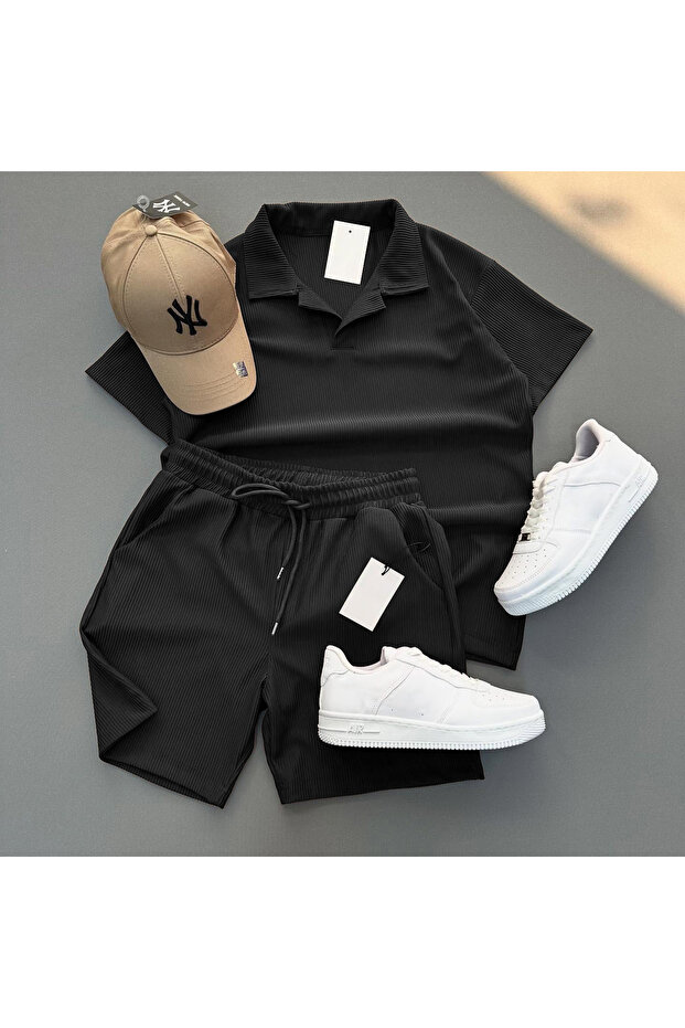 Bürümcük T-Shirt and Shorts Summer 2-Piece Combination