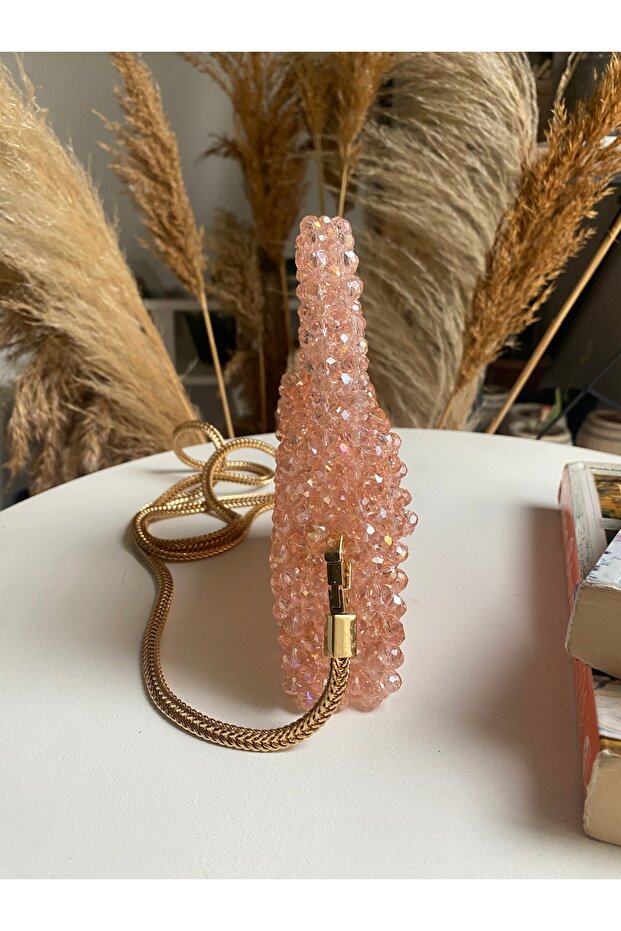 Stone Beaded Cross Mini Bag - 2