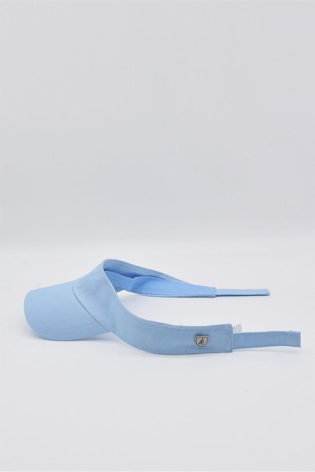 Women's Blue Tennis Visor Cap Summer Sports Beach Hat
