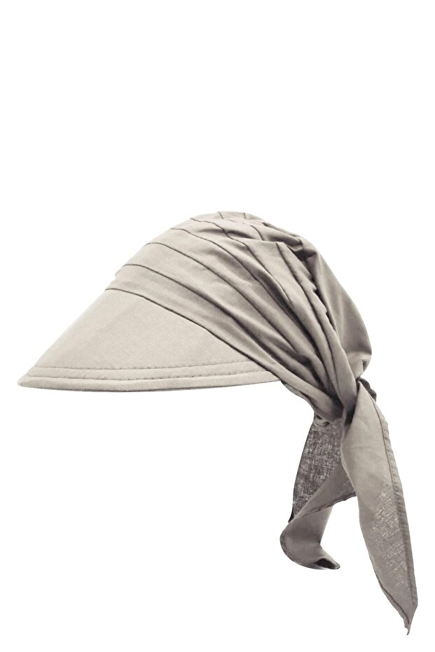 Safari Hat Tie-Up Brim Bandana Beach Hat Camel
