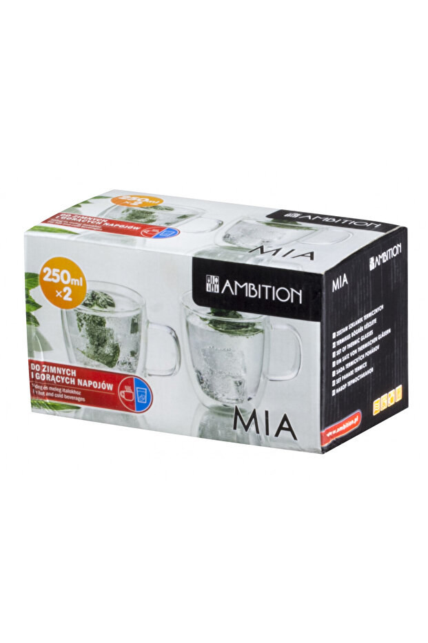 Set 2 cani 250ml, termorezistente, Mia - 6