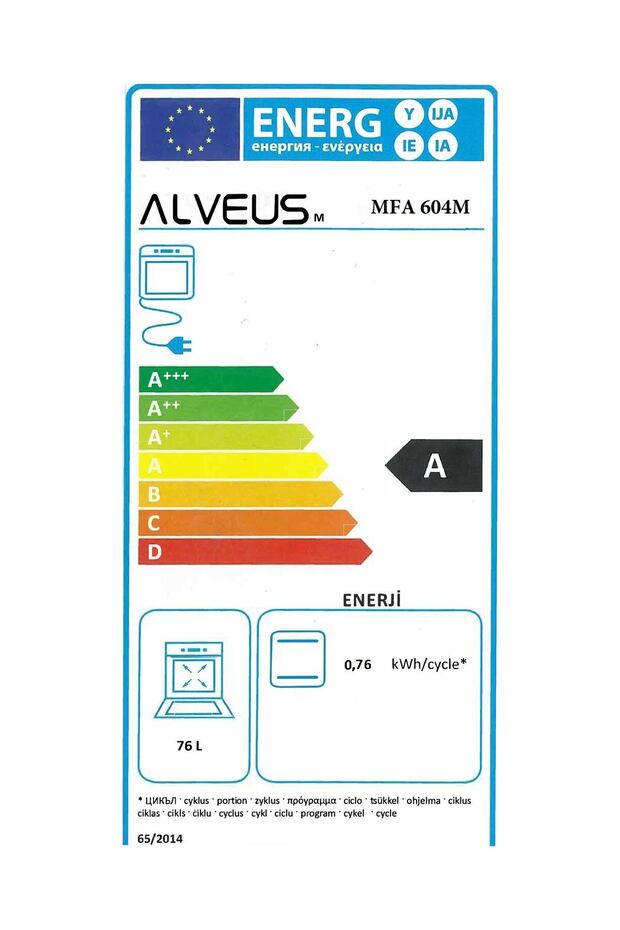 Mfa 604 Td Beyaz Ankastre Fırın - 5