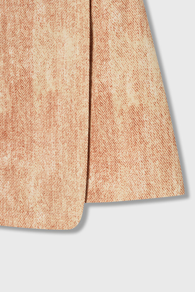 Desenli Mini Etek - 9