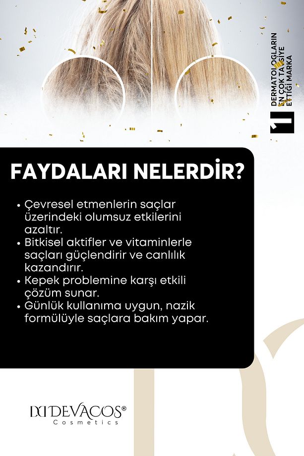 400 ml Tuzsuz Şampuan Eg.zama Şampuanı Kızarıklık Pullanma Kepek Önleyici Şampuan 9 Aktifli - 2