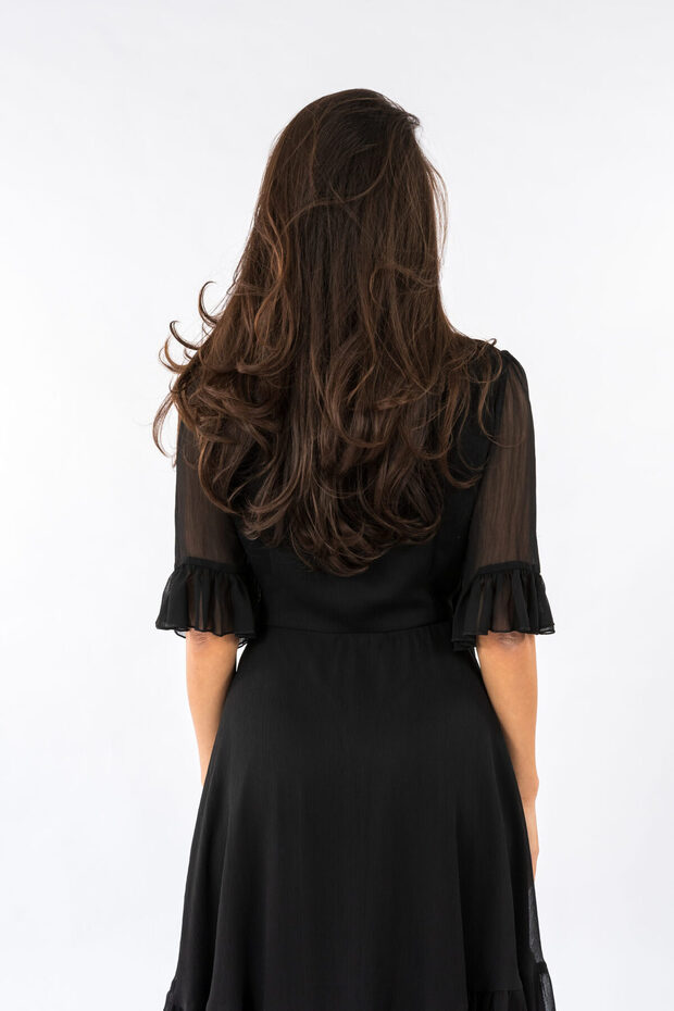 Rochie Neagra Eleganta Claudia - - 4