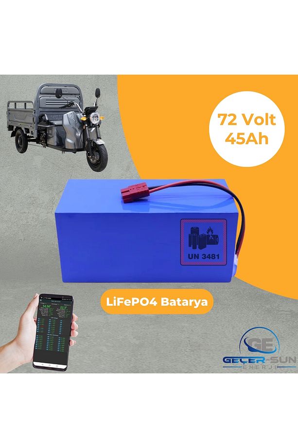 Volta VT5 LiFePO4 Smart Batarya 72 Volt 45Ah - 1