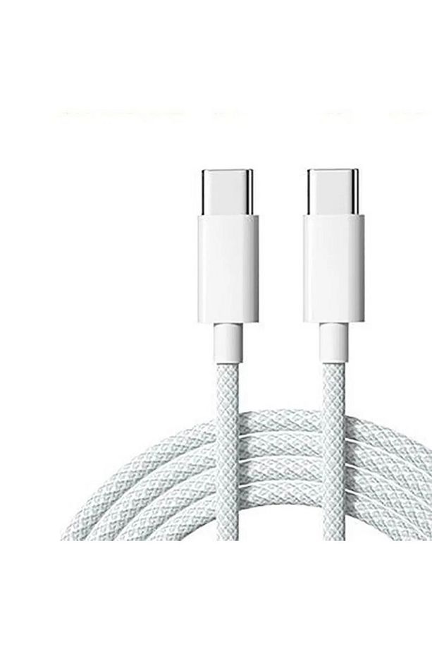 İphone 15 / 16 Pro Max Uyumluusb-c Hızlı Hasır Şarj Kablosu 1 Metre - 1