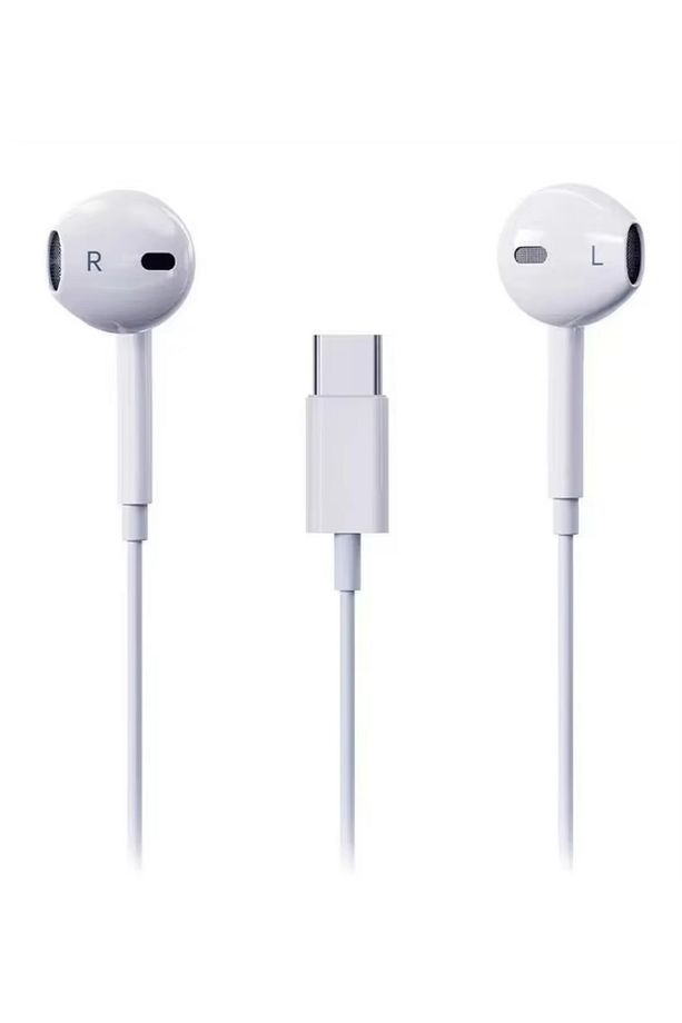 Type-C Girişli Mikrofonlu Kablolu Kulaklık STUDIO STEREO ses kalitesi Xiaomi Uyumlu - 1
