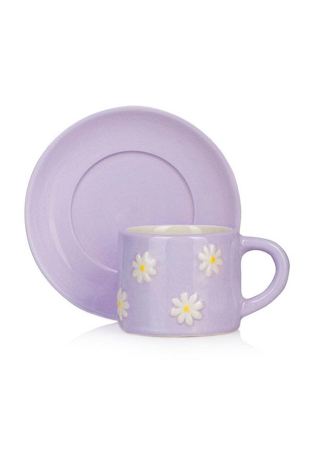 LCW HOME  Çiçek Baskılı 2 Kişilik Porselen Kahve Fincan Takımı 100 Ml - 5