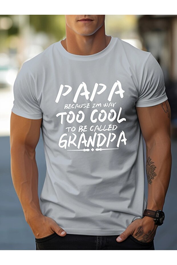Casual Graphic T-Shirt for Men - Paper Box Character Print, Comfortable Polyester Blend