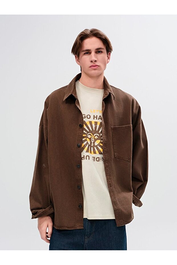 Wıllo Oversıze Jean Gömlek - 2