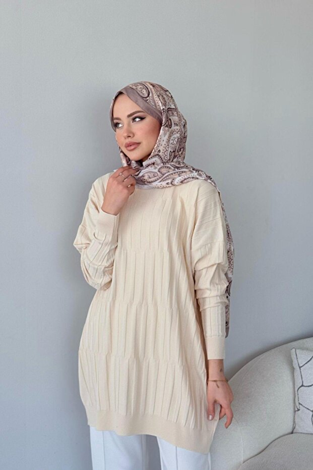 البقلاوة نمط سترة بيج - 1