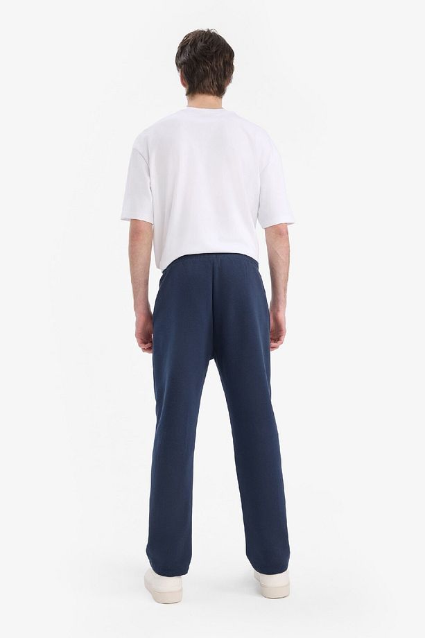 Regular Fit Fleto Cepli Düz Paça Kalın Eşofman Altı D7601AX25SP - 4