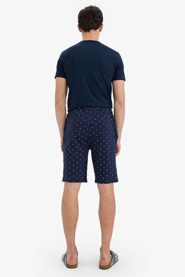 Regular Fit Desenli Cepli Şort Pijama Altı E0513AX25SM - 5