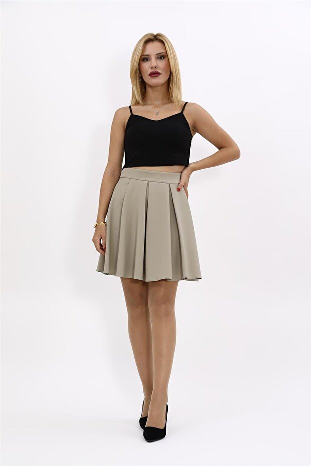 Kısa Kloş Etek-Bambu - 5