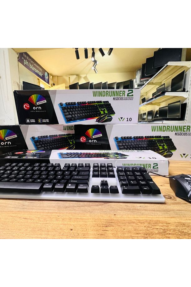 -IŞIKLI KLAVYE MOUSE SET - 1