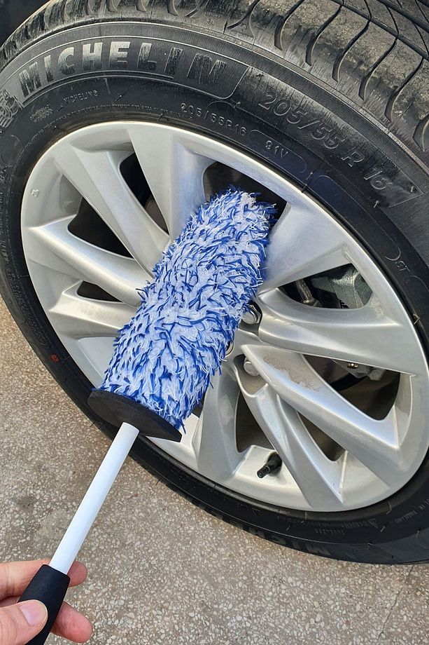 Yumuşak Mikrofiber Jant Temizleme Fırçası | Çizmez Araba Jant Yıkama Fırçası - 1